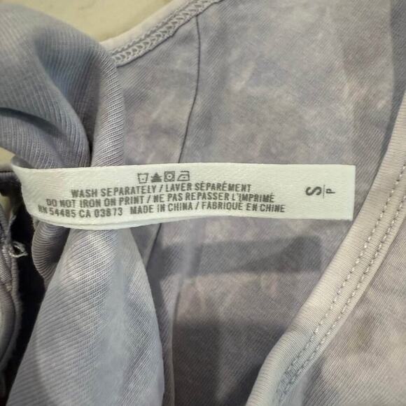 Aerie NWT Chill Play Move Razor Back Sports Bra Womens Small AcidWashed Lavender - Picture 7 of 7